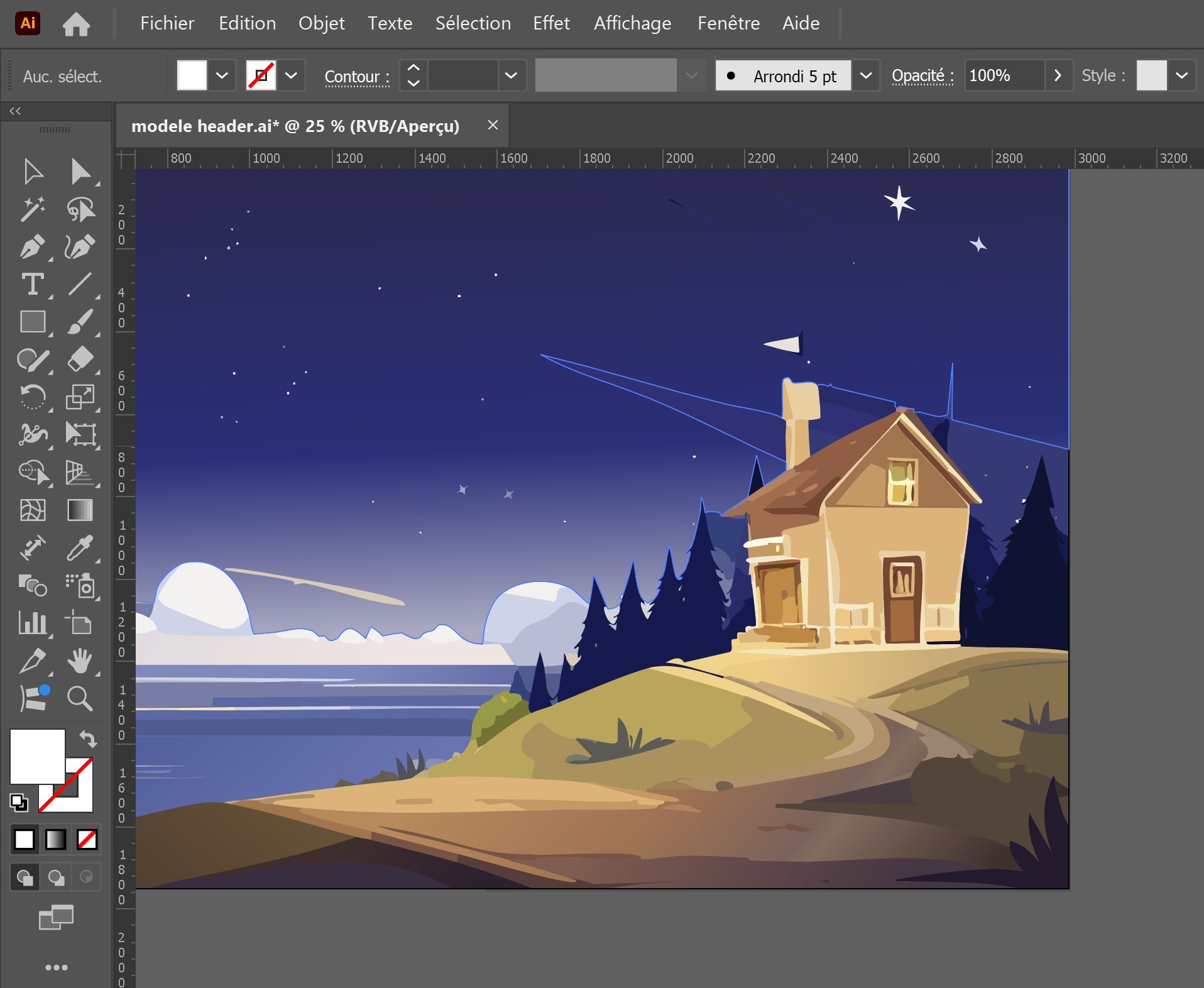 Prendre en main l’interface de Illustrator et ses panneaux essentiels
